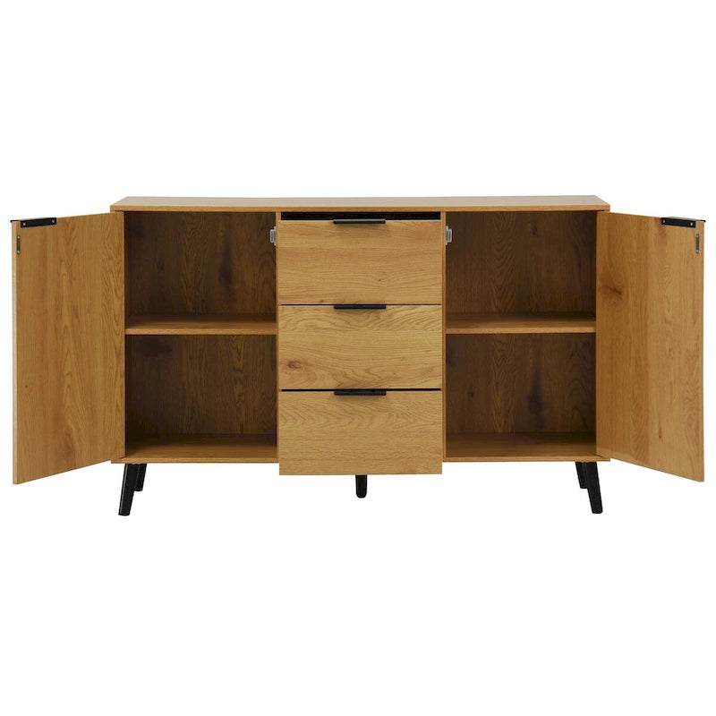 Buffet de salle à manger en bois avec rangement