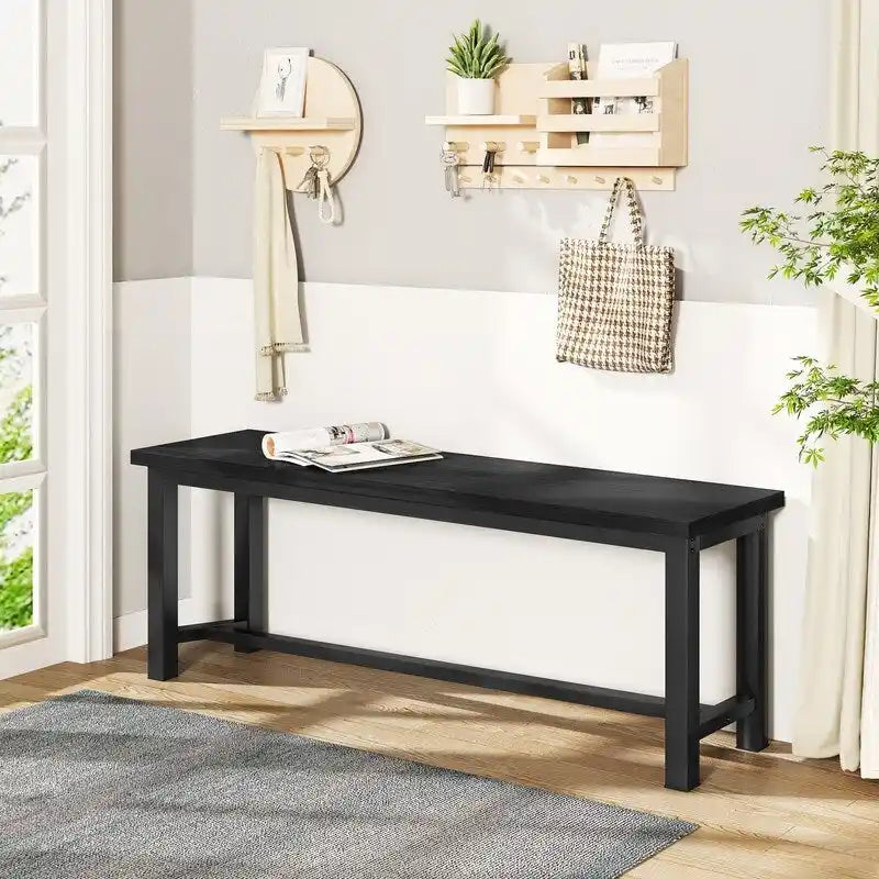 Banc de salle à manger style industriel - Ensemble de 2 pièces