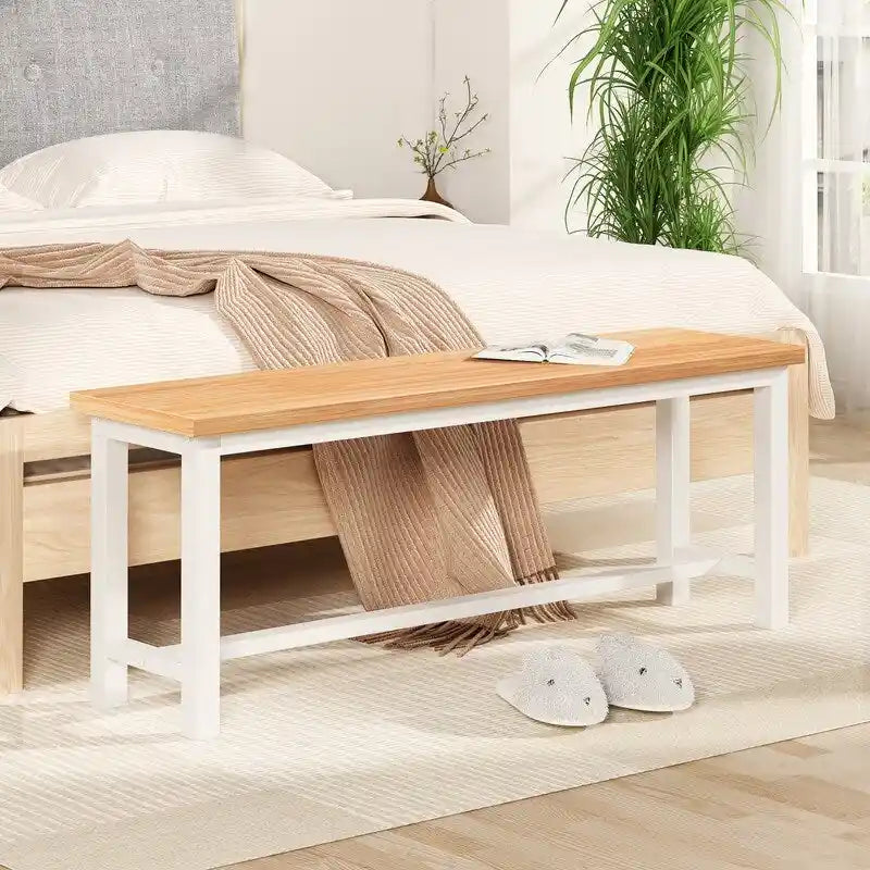 Banc de salle à manger style industriel - Ensemble de 2 pièces