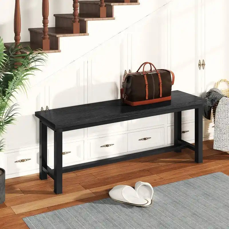 Banc de salle à manger style industriel - Ensemble de 2 pièces