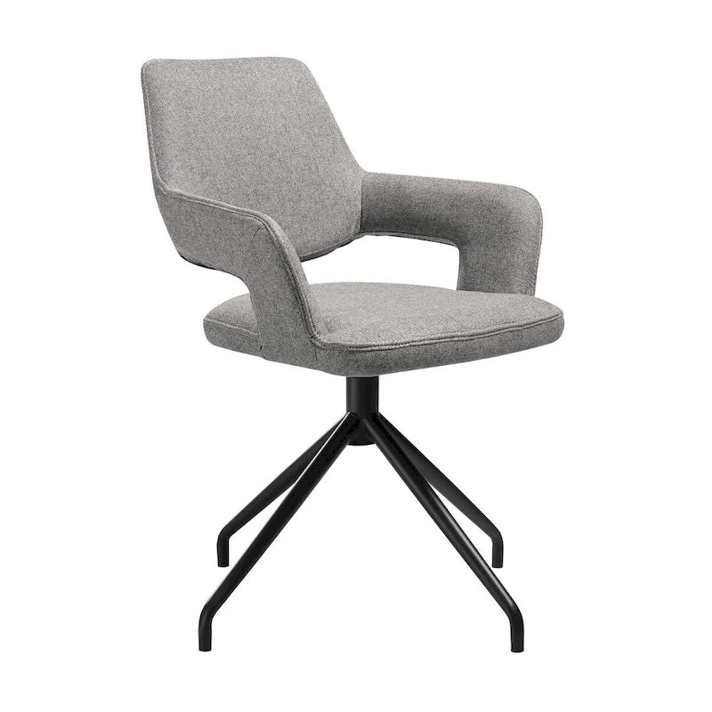 Lot de 2 chaises de salle à manger pivotantes de 23 pouces