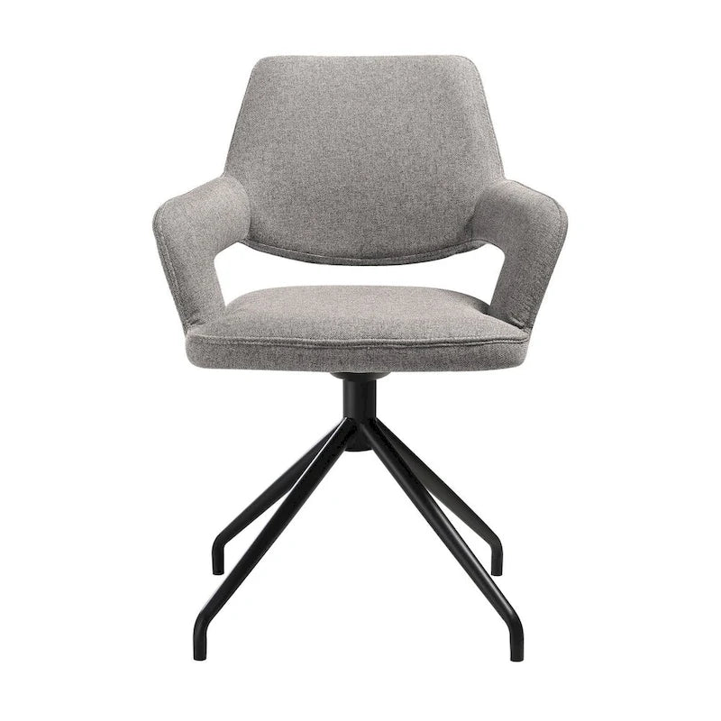 Lot de 2 chaises de salle à manger pivotantes de 23 pouces