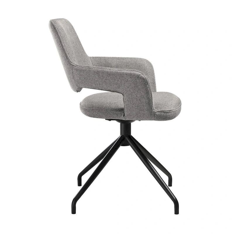 Lot de 2 chaises de salle à manger pivotantes de 23 pouces