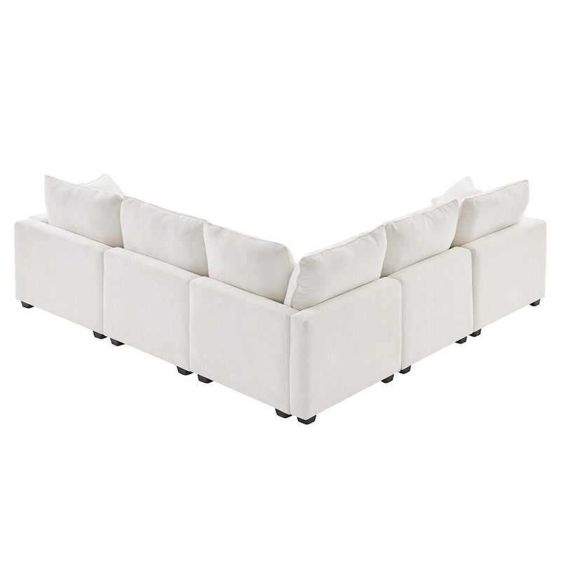 Canapé modulable d'angle moderne