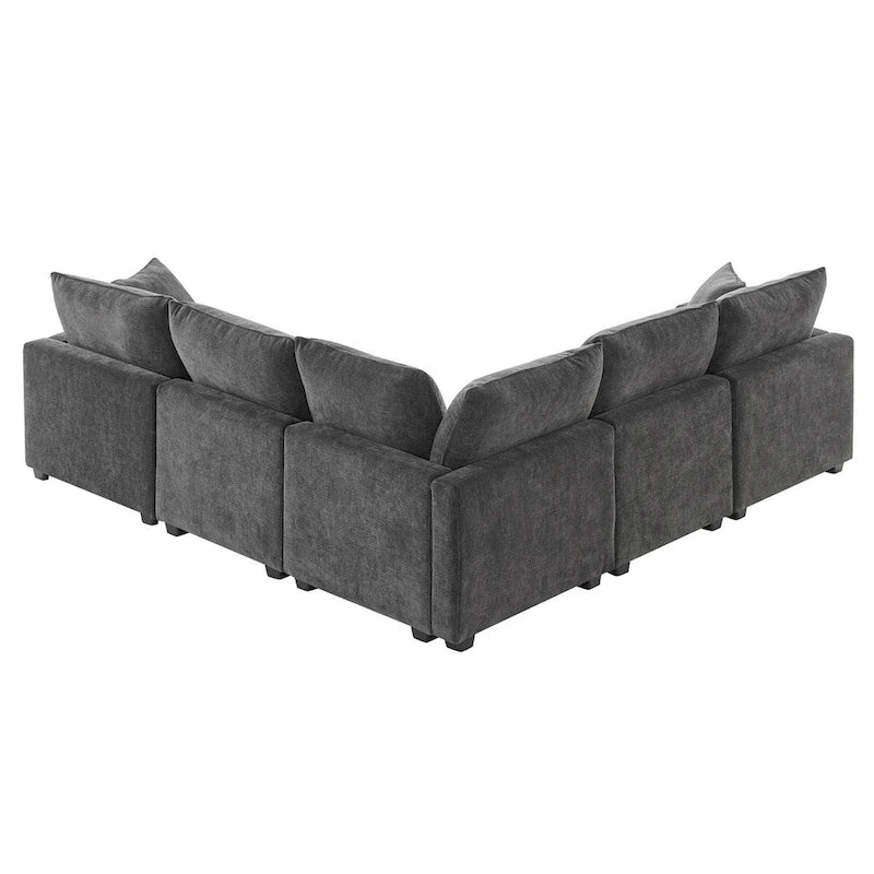 Canapé modulable d'angle moderne